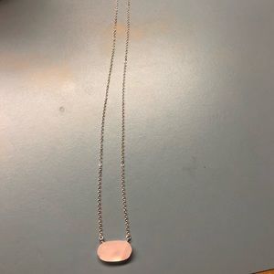 rose quartz necklace